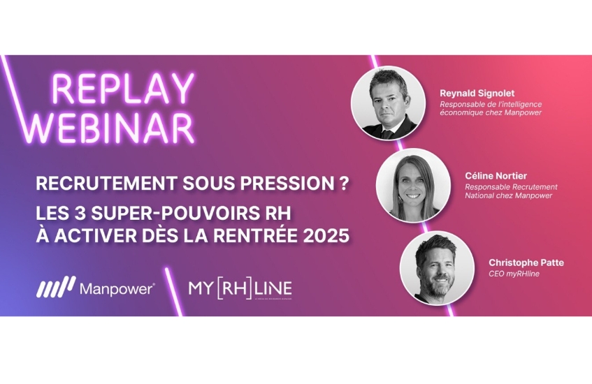 REPLAY WEBINAR - Découvrez les 3 supers-pouvoirs RH à activer dès maintenant pour optimiser vos recrutements ! 