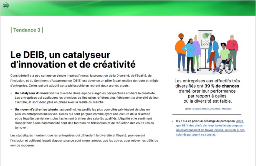 Tendance 3 : le DEIB, un catalyseur d'innovation et de créativité